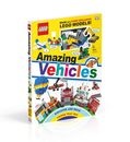 LEGO Amazing Vehicles  DK Book 4 Exclusive Mini's Jet Longship Train Excavator