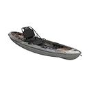 Pelican Sentinel 100X Angler - Sit-on-Top Fishing Kayak - Lightweight Easy to Transport - 9.6 ft - Granite