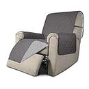 Easy-Going Recliner Sofa Slipcover Reversible Sofa Cover Furniture Protector Couch Shield Water Resistant with Elastic Straps for Pets Kids Children Dog Cat (Recliner,Gray/Light Gray) 23 inches
