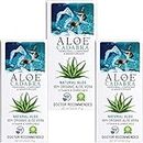 Aloe Cadabra Natural Water Based Personal Lube, Organic Lubricant for Her, Him & Couples, Unscented, Organic Natural Aloe, 71 g (Pack of 3)