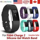 For Fitbit Charge 2 Tracker Sports Watch Band Strap Silicone Wrist Bracelet