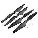 UJEAVETTE® 4Piece Propellers Paddles for Hubsan X4 H502E H502S Rc Quadcopter Part Black