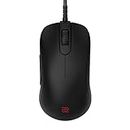 BenQ Zowie S1-C Symmetrical Gaming USB Mouse for Esports |Weight-Reduced | Paracord Cable & 24-Step Scroll Wheel for More Personal Preference| Driverless | Matte Black Coating | Medium Size