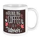 Dillo Gilmore Girl's Ceramic White Coffee Mug, 350ml MUGS-5175