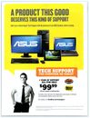2011 Best Buy Geek Squad Print Ad, Asus Desktop Laptop Nerd in Tie Tech Support