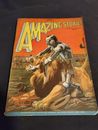 AMAZING STORIES Pulp - Octubre 1928, portada clásica de Paul, Robot vs Lion