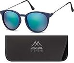 Montana Eyewear MS33A Sunglasses, Azul Mate, 50 Unisex