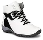 Big Fox Men's White Leather Boot Shoes-8 UK