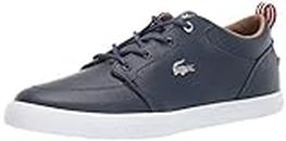 Lacoste Men's Bayliss Sneaker, Navy/White, 9 Medium US