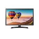 LG - 28TN515S-PZ, Monitor Smart TV da 70 cm (28") con schermo LED HD (1366 x 768, 16:9, DVB-T2/C/S2, WiFi, 5 ms, 250 CD/m2, 5 M:1, Miracast, 10 W, 1 x HDMI 1.3, 1 x USB 2.0), colore nero