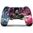 Elton PS4 Controller Designer 3M Skin for Sony Playstation 4 DualShock Wireless Controller - Anime (Red & Black), Skin for One Controller Only