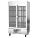 Beverage Air HBF44HC-1-G Horizon Series 47" 2 Section Reach In Freezer, (2) Glass Doors, 115v, 6 Shelves, Stainless Steel