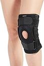 Hinged Knee Brace for Men and Women, Knee Support for Swollen ACL, Tendon, Ligament and Meniscus Injuries (Large)
