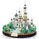 OundarM Fairy Castle - Set di mini mattoni, micro blocchi da costruzione, per oltre 10 ragazzi, ragazze, adulti, accessori per la decorazione della casa, non compatibile con Lgo -3600 pezzi