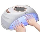 UV LED Nagellampe für Doppelhände, Professioneller UV Licht Nageltrockner für Nägel, UV LED Lampen für Gelnägel -Aushärtung Gel Nagellack Lampe für Fingernagel & Zehennagel mit 4 Timer