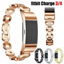 Women Fit  Fitbit Charge 2 3 4 Replacement Watch Band Metal Wrist Strap Bracelet