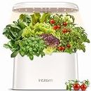 inbloom Hydroponics Growing System, Upgrade Indoor Herb Garden 3.0 with More 20% Red Grow Light, Plants Germination Kit, No Installation, Height Adjustable, Automatic Timer, Gifts for Friend - White