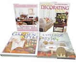 Home Decorating Books Lot of 4 Garden and Cottage Style Create a Beautiful Home