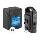 Watson Watson Pro Cine High-Load V-Mount Battery Kit with Dual-Bay Charger VM-99-HCS-R