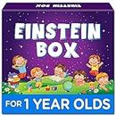 Einstein Box for 1 Year Old Boys/Girls | Gift Toys & Board Books for Kids | Learning and Educational Toys & Games | Pretend Play Set of Animal Masks| Pack of 1 Box Set, Multicolor
