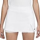 Nike Womens Skirt Nikecourt Dri-Fit Victory, White/Black, DH9779-100, L
