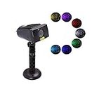 LedMAll Motion Snow Fall Full Spectrum Star Effects 7 Color White Laser Christmas Lights Decorative Lights Remote Control