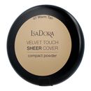 IsaDora Velvet Touch Sheer Cover Compact Powder - 47 Warm Tan 10g
