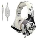 Cosmic Byte GS410 wired over ear Headphones with Mic and for PS5, PS4, Xbox One, Laptop, PC, iPhone and Android Phones (Camo Grey)