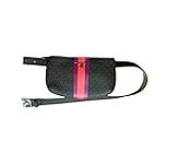 Michael Kors Women's Belt Bag Waist Pack Travel Bag, Black/Red, Small/Medium
