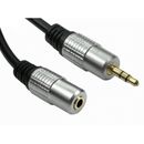 2m 3.5mm Jack AUX Headphone Extension Cable Lead Stereo Plug M to F GOLD OFC