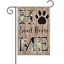 Heyfibro Home Sweet Home Summer Spring Garden Flag 12 x 18 Inch Lawn Flag Double Sided Printed with Pattern Outdoor Yard Welcome Flag Farmhouse Seasonal Christmas Decoration(ONLY FLAG)