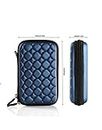 Blue Dot Pouch for Seagate, Toshiba, WD, Sony and Transcend 2.5 inch External HD (Blue, Waterproof, Rubber)