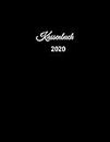 Kassenbuch 2020: übersichtliches Kassenbuch für die Buchhaltung oder als Haushaltsbuch | der Überblick deiner Finanzen | A4 Format mit 370 numerierten ... unempfindlichen Cover – Motiv: Schwarz