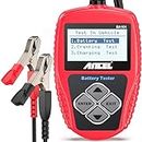 ANCEL BA101 Professional 12V 100-2000 CCA 220AH Automotive Load Battery Tester Digital Analyzer Bad Cell Test Tool for Car/Boat/Motorcycle and More