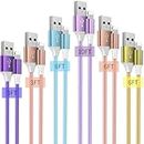 iPhone Charger Cable, Lightning Cable 6Pack [3/3/6/6/6/10FT] Apple MFi Certified iPhone Charger Braided Fast Charging iPhone Cable for iPhone 14 13 12 11 Xs Max XR X 8 7 6s Plus, iPad, iPod, AirPods