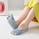 Clothing Accessories Women Hosiery Short Socks Five Toe Boat Socks Cotton Socks