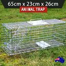 TRAP Humane Possum Feral Cage Cat Rabbit Bird Animal Dog Hare Fox Live Catch