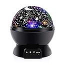 Night Light for Kids, Fortally Kids Night Light, Star Night Light, Nebula Star Projector 360 Degree Rotation - 4 LED Bulbs 11 Light Color Changing with USB Cable, Romantic gifts for Men Women Children