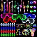 153 Packs Glow in the Dark Party Supplies LED Light Up Toys Bulk  Party Favors