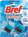 Bref Duo Cubes Original, In Cistern Toilet Cleaner, Blue Water, 2x50g, 100G 100 Grams