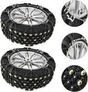 Anti-Slip Adjustable Durable Low Noise Universal Snow Tire Chains For 205-255mm