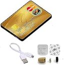 SAFETY NET Spy GSM ATM Card with Spy Earpiece Basic Bluetooth Earpiece Card Spy Hidden Wireless Invisible with Free 1 Cell for Indoor Outdoor Usage