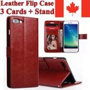 For iPhone SE 2022 2020 8 7 Plus 6S 5S Case Leather Flip Wallet Stand Card Cover