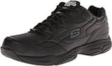Skechers mens Skechers for Work Men's Felton Slip Resistant Relaxed-Fit Work Health Care Professional Shoe, Black, 9.5 Wide US