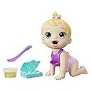 Hasbro Baby Alive Lil Snacks Doll, Eats and Poops, Snack-Themed 8-Inch Baby Doll, Snack Box Mold, Toy for Kids Ages 3 and Up, Blonde Hair, F2617