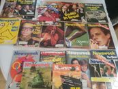 Huge Lot Of 20 Vintage Newsweek Magazines Mostly 1970s