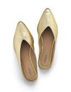 Hand-made Leather Gold Moule Women Shoes - Warehouse CLEARANCE - Up to 70% OFF 