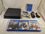 Sony PS4 PlayStation 4 Slim Black 1TB PS4 Console Controller + Games