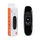 VOOCME Universal TV Remote Air Mouse, Wireless Keyboard Fly Mouse 2.4GHz Connection Air Remote Keyboard Mouse for Android TV Box/PC/Smart TV/Projector/HTPC/All-in-one PC/TV.