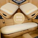 Universal Faux Sheepskin Car Front Seat Covers Seat Cushion Pad Wool Soft Winter